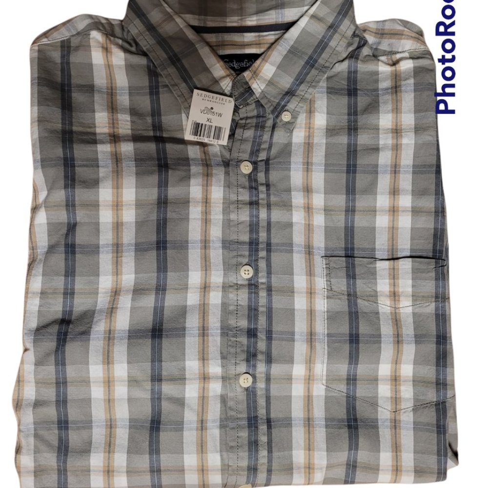 Sedgefield L/S XL Mens 100% Cotton Shirt NWT